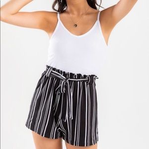 Francescas Striped Romper